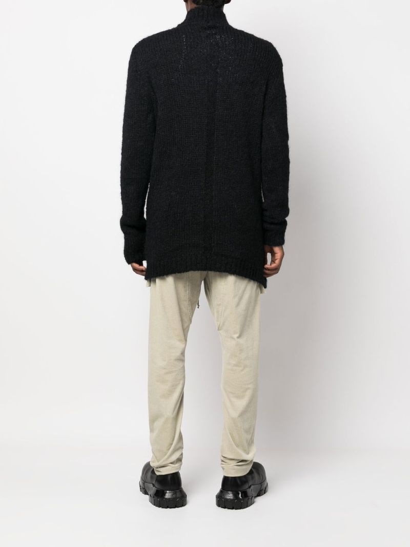 Black Mock Neck Sweater