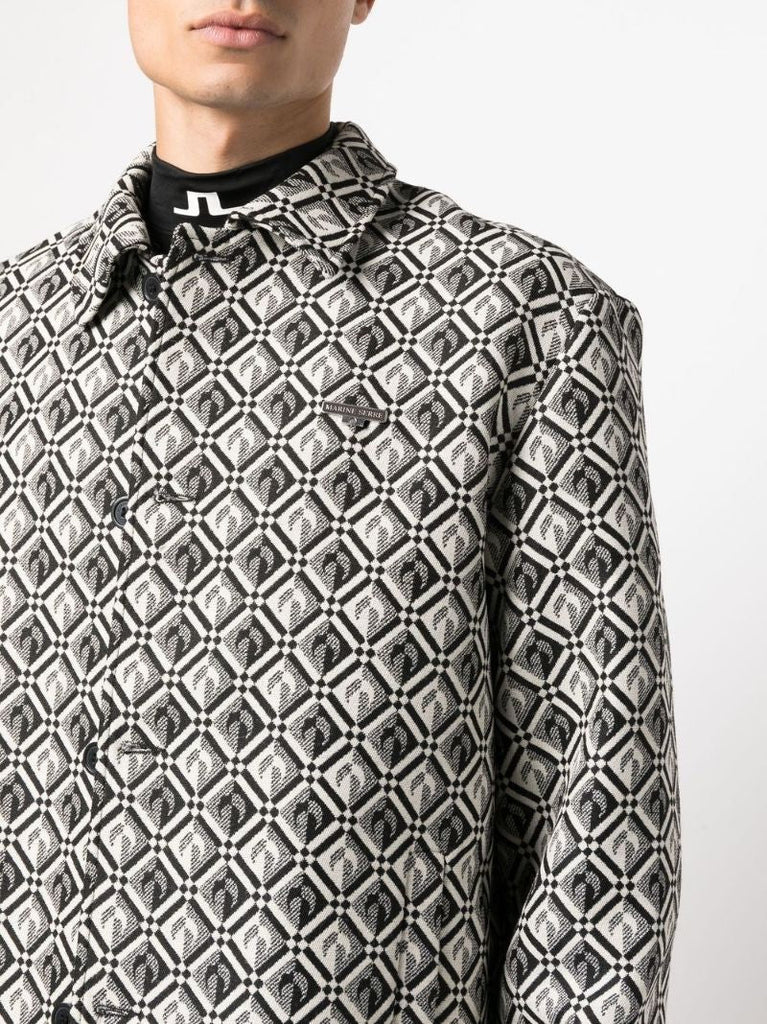 Black Moon Diamond Print Shirt