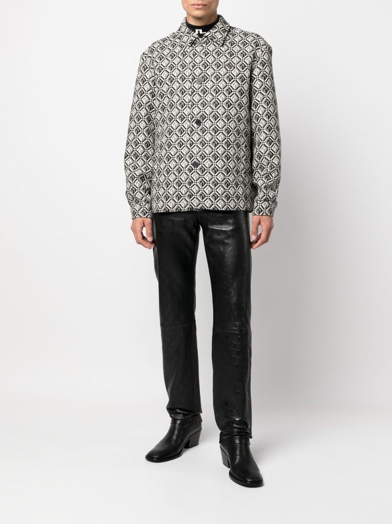 Black Moon Diamond Print Shirt