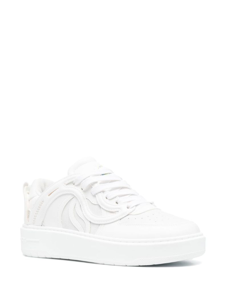 White S-wave 1 Low-top Sneakers