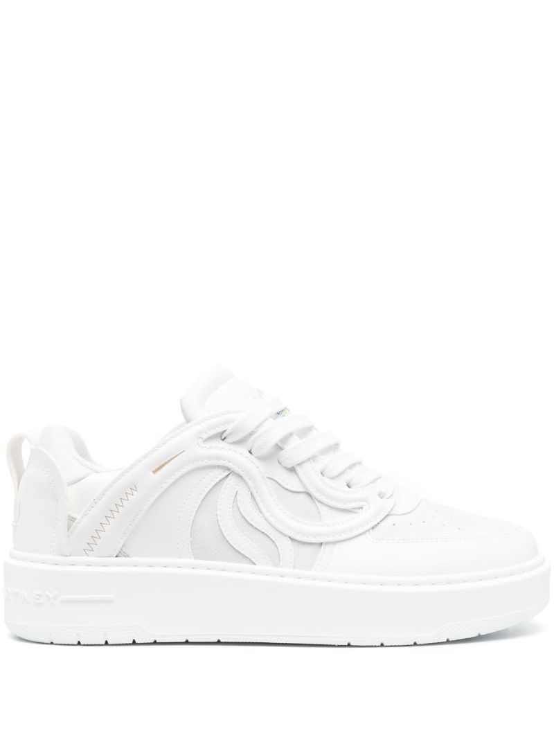 White S-wave 1 Low-top Sneakers