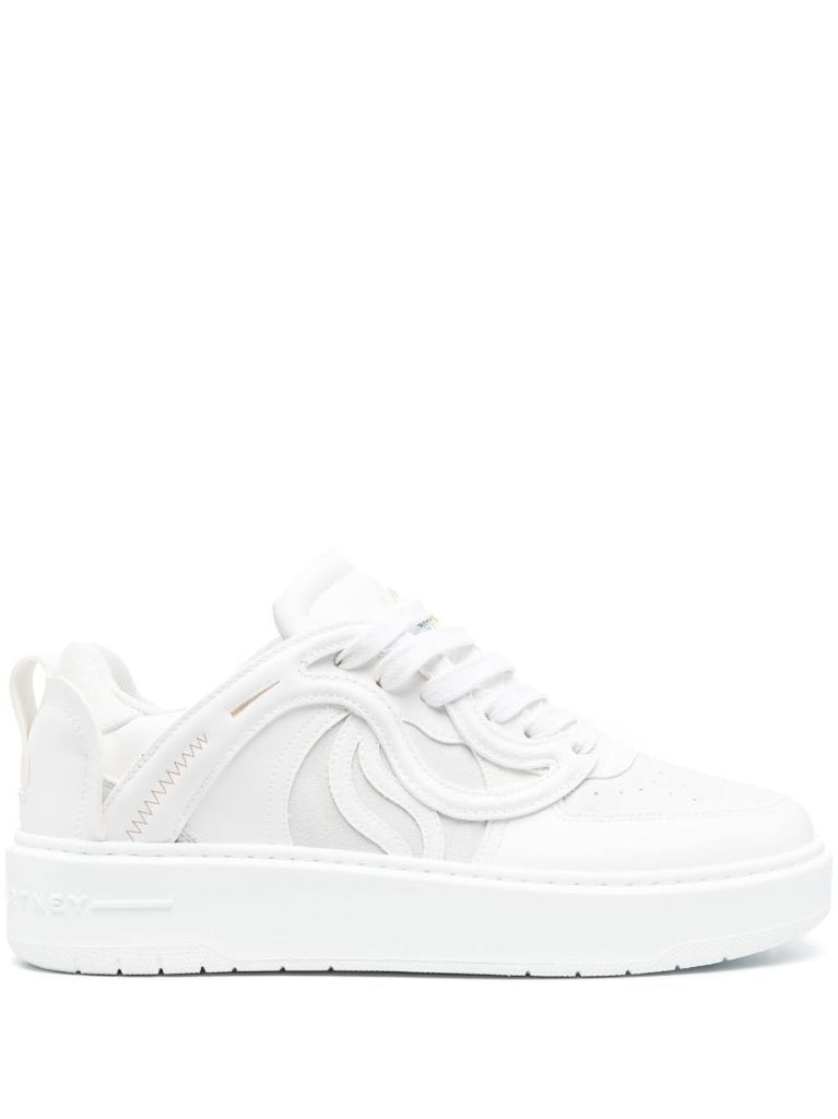White S-wave 1 Low-top Sneakers