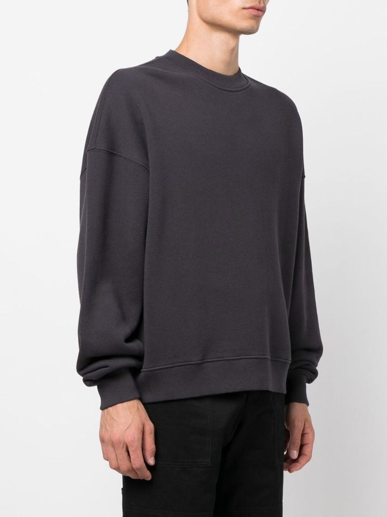Black Illusion Logo Organic Cotton Sweatshirt