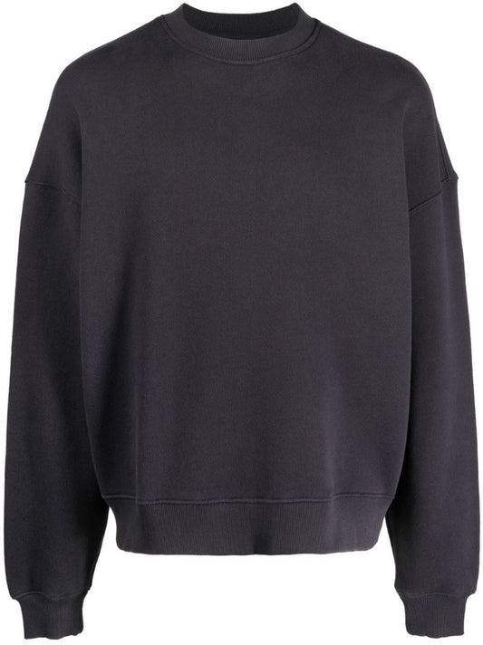 Black Illusion Logo Organic Cotton Sweatshirt