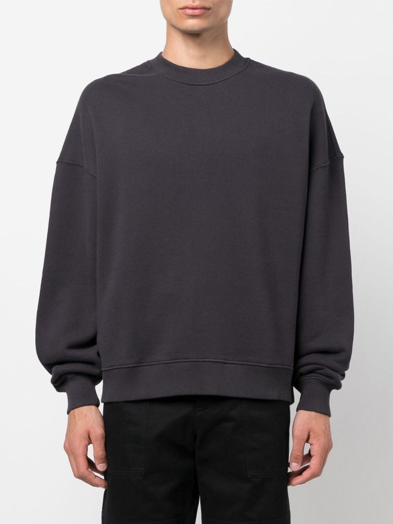 Black Illusion Logo Organic Cotton Sweatshirt