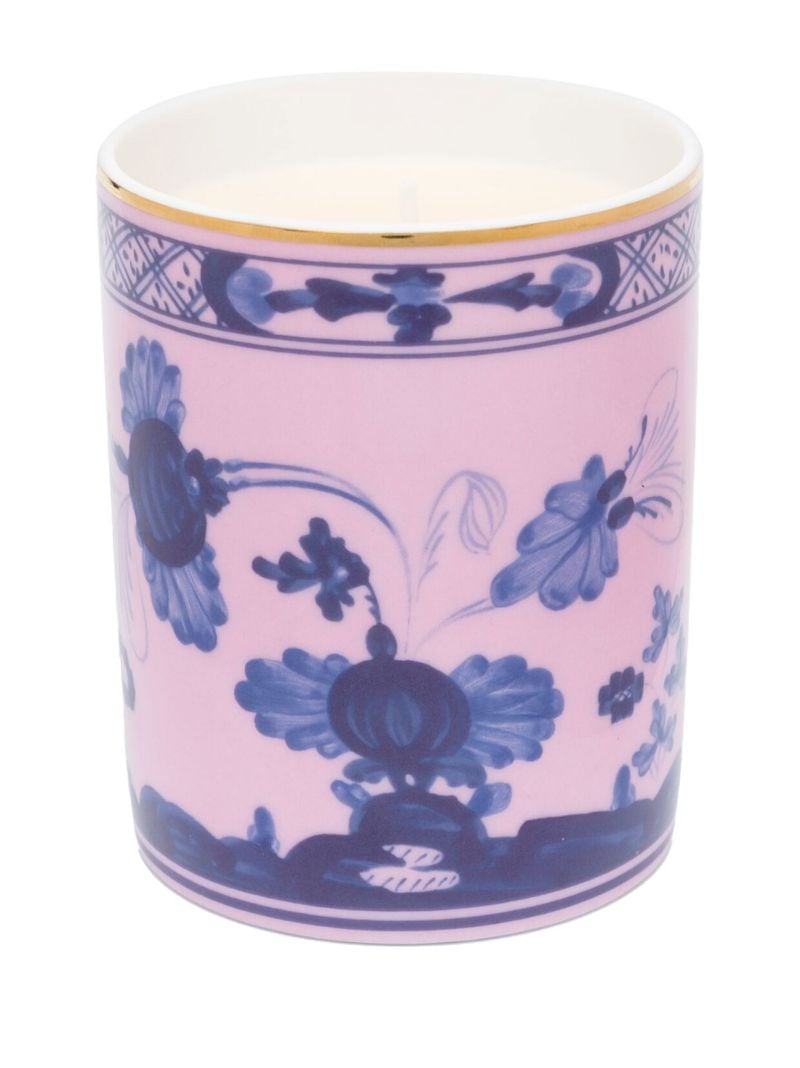 Pink Azalea Print Candle Holder