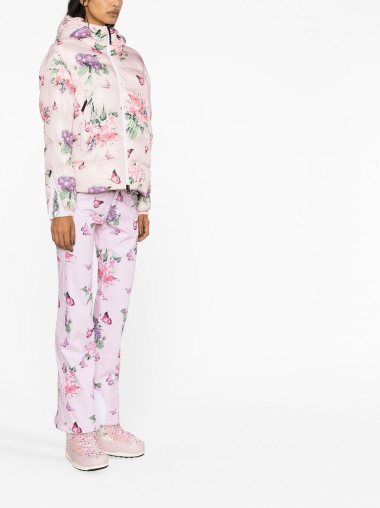 X Loveshackfancy Pink Raissa Ski Jacket