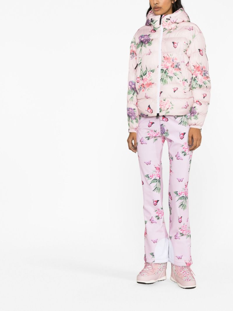 X Loveshackfancy Pink Raissa Ski Jacket