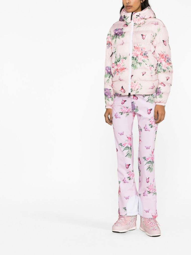 X Loveshackfancy Pink Raissa Ski Jacket