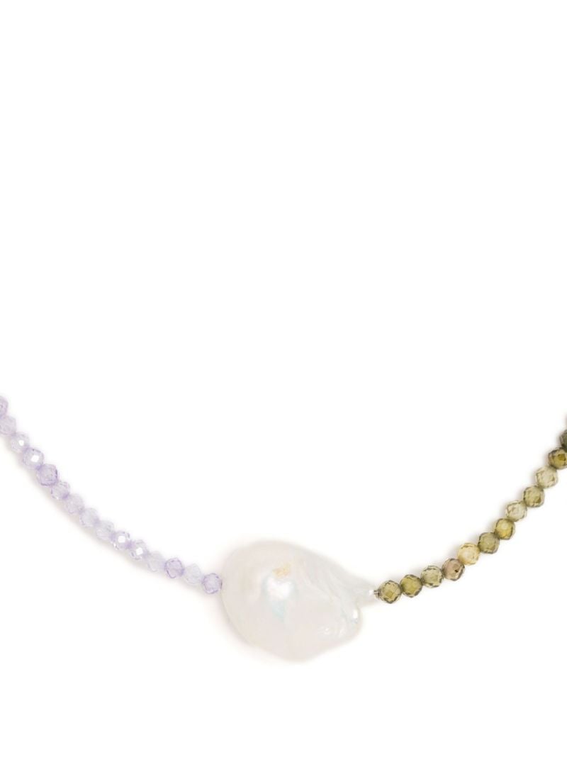 Blue Romy Pearl Necklace