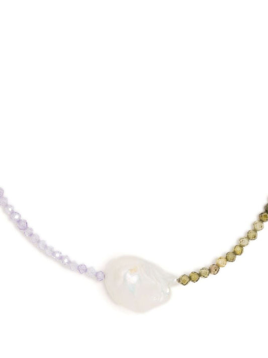 Blue Romy Pearl Necklace