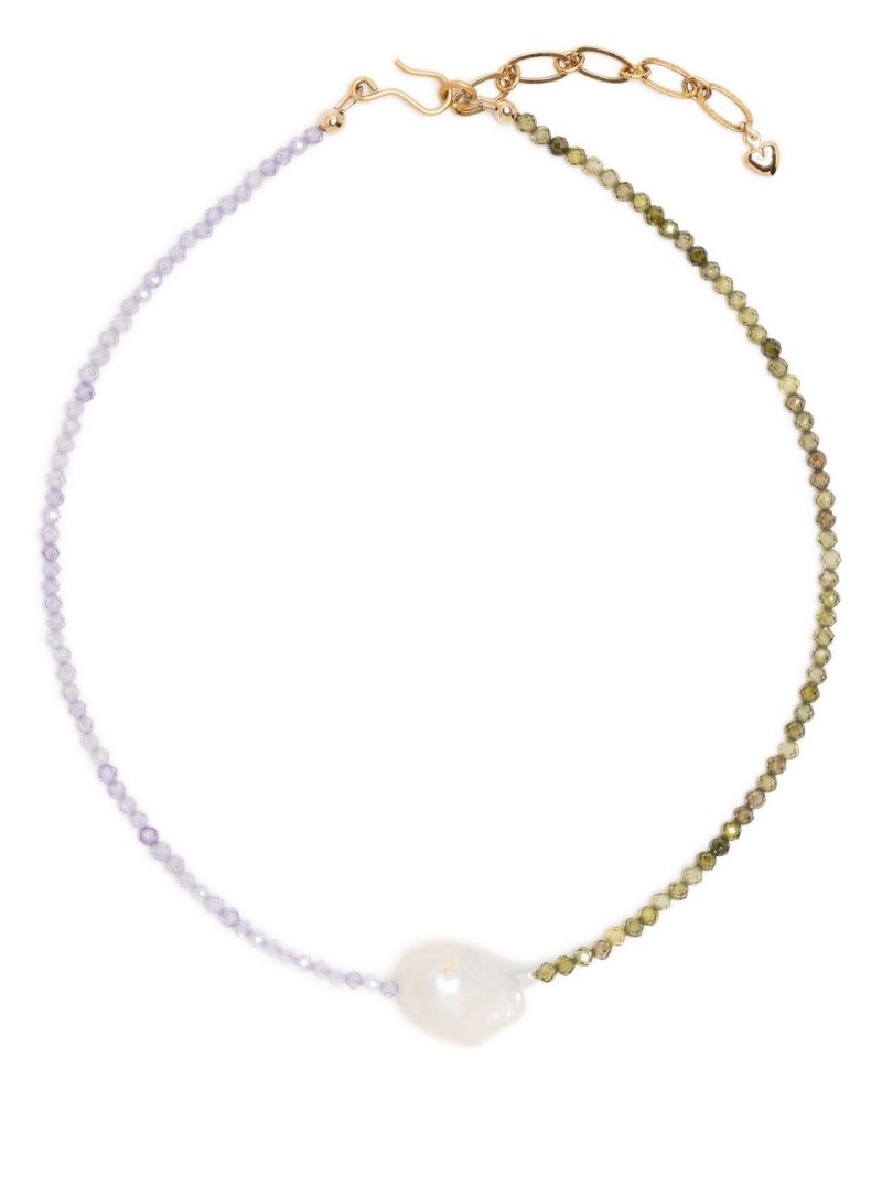 Blue Romy Pearl Necklace