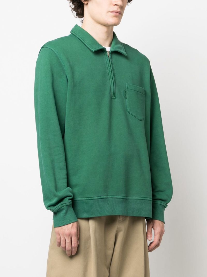 Green Sugden Cotton Sweatshirt