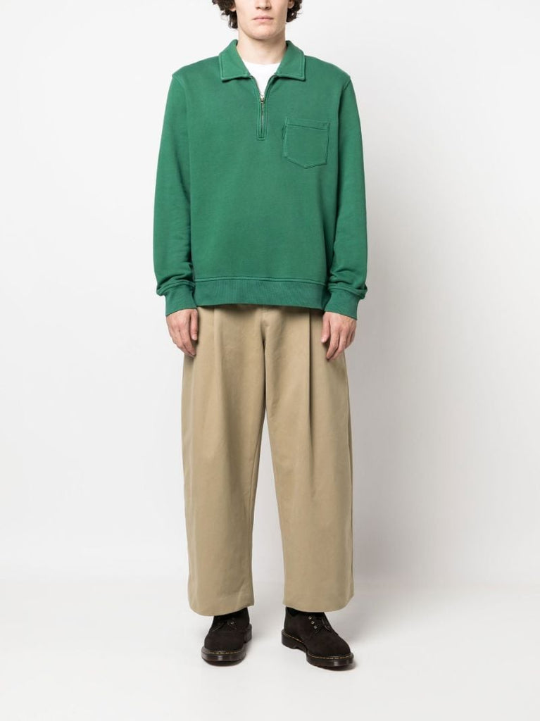 Green Sugden Cotton Sweatshirt