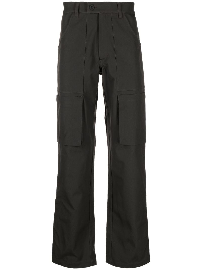 Brown Straight-leg Cargo Trousers