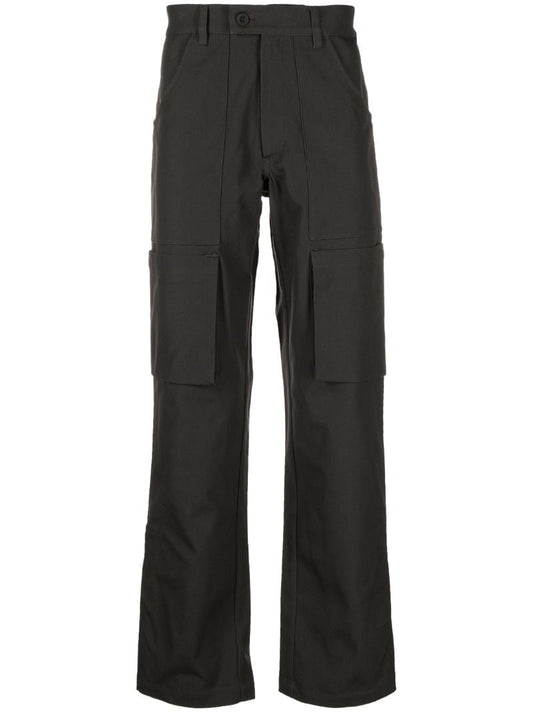 Brown Straight-leg Cargo Trousers