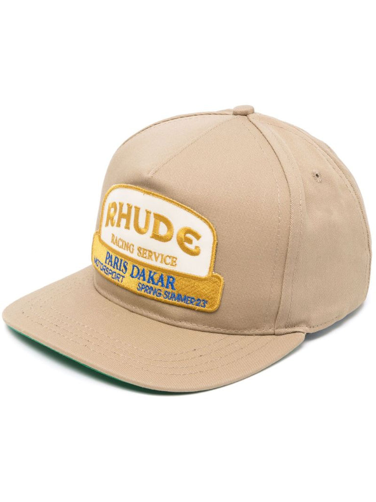 Brown Logo Patch Trucker Cap