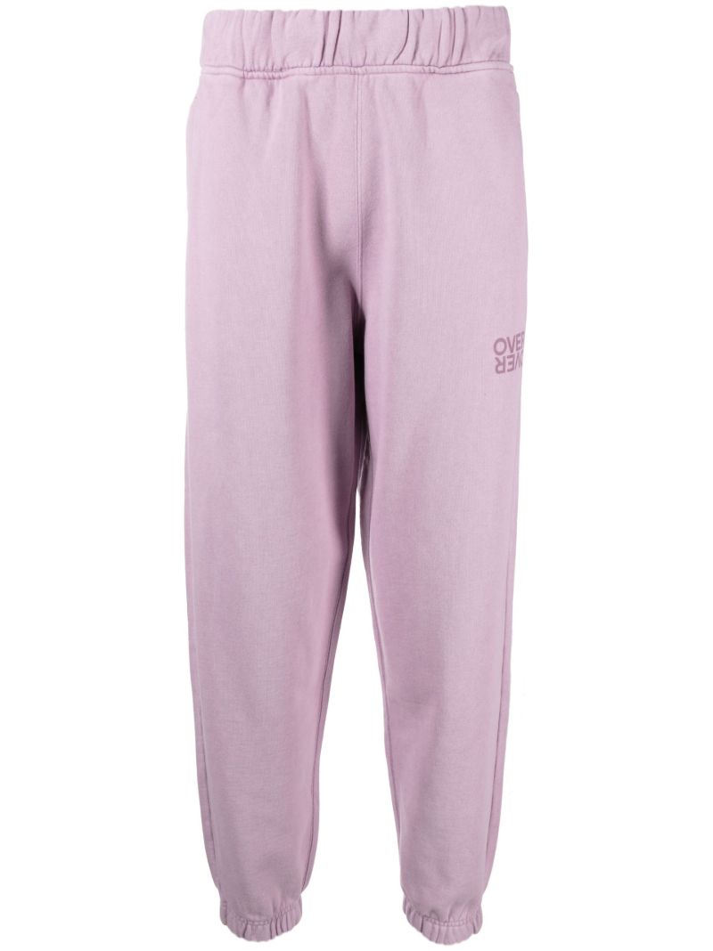 Pink Cotton Track Pants