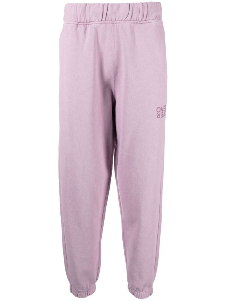 Pink Cotton Track Pants