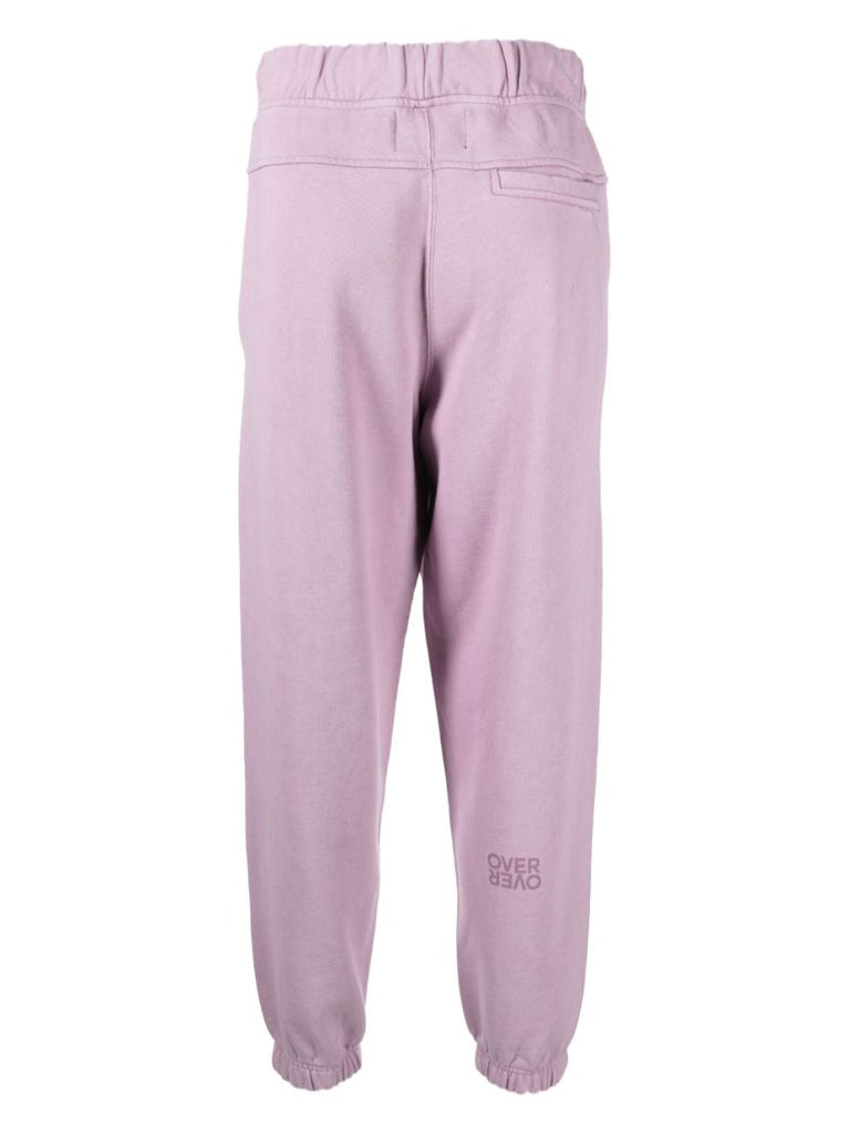 Pink Cotton Track Pants