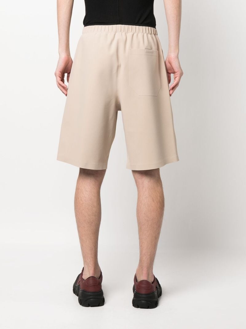 Neutral Elasticated Waist Shorts