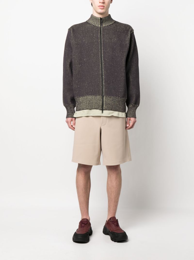 Neutral Elasticated Waist Shorts