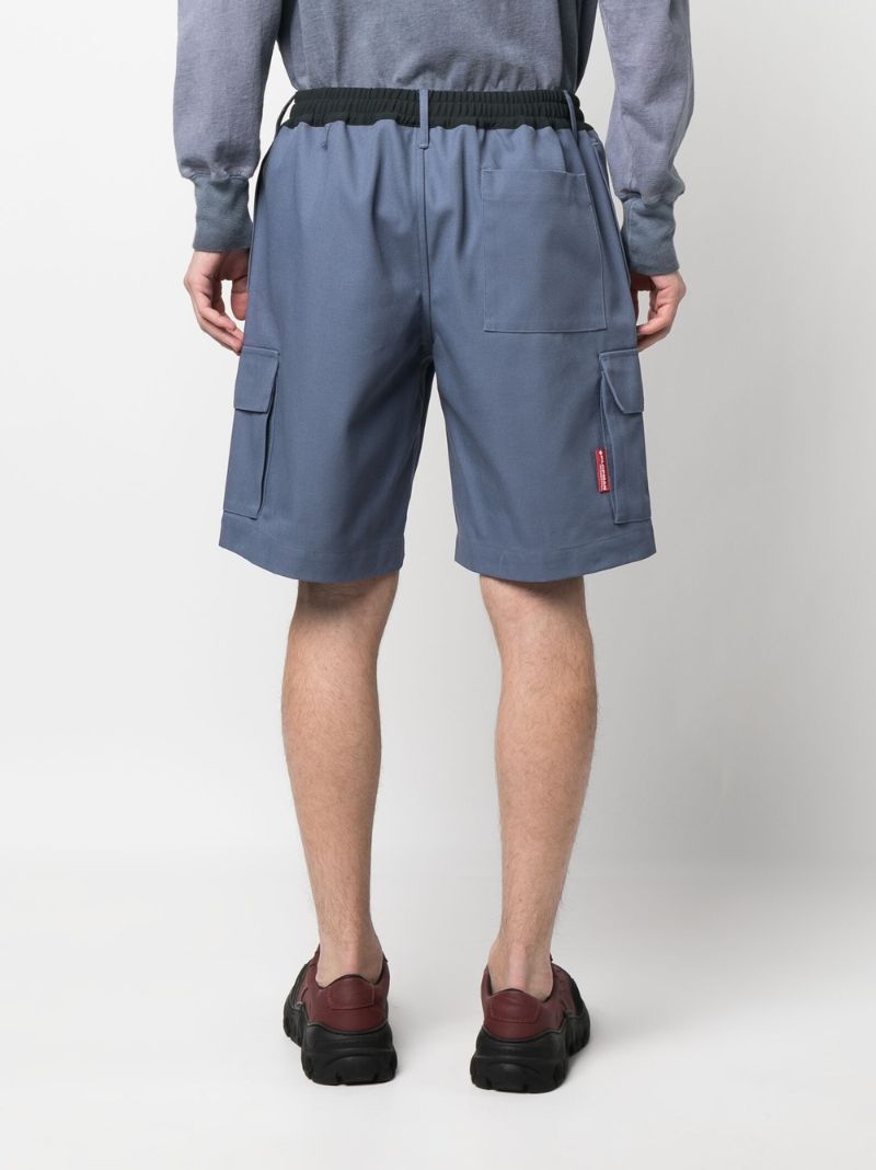 Blue Elasticated Waist Shorts