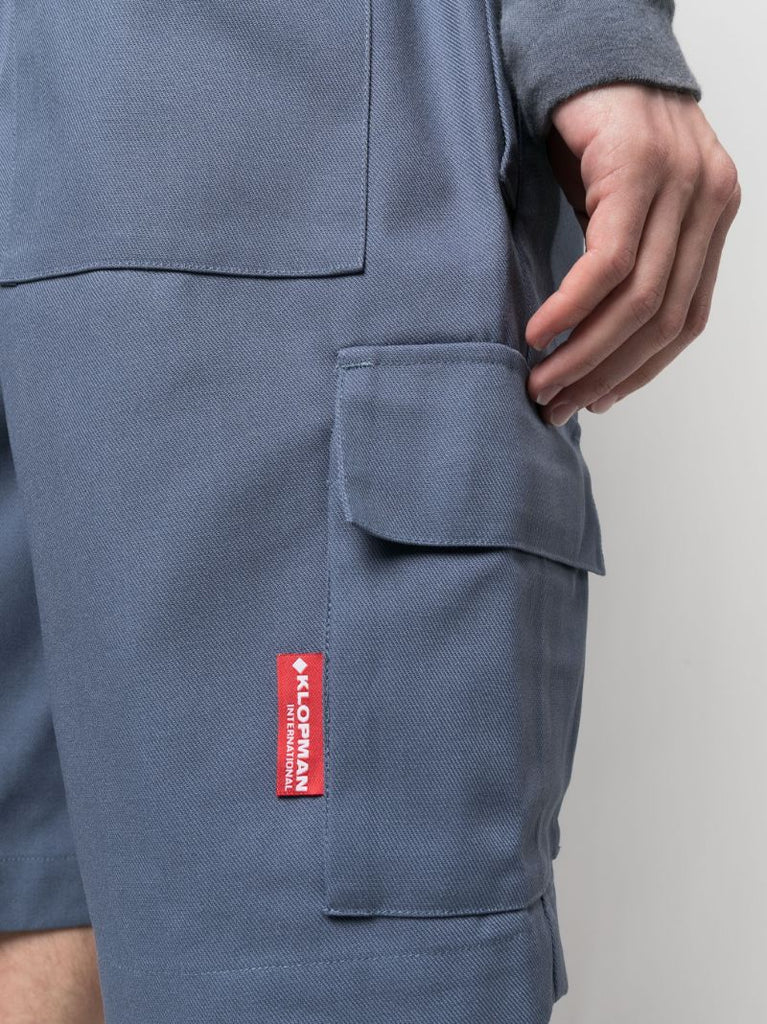 Blue Elasticated Waist Shorts