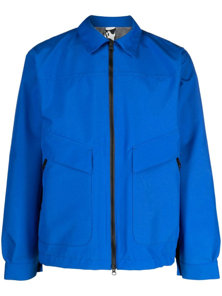 Blue Boisson Front Zip Jacket