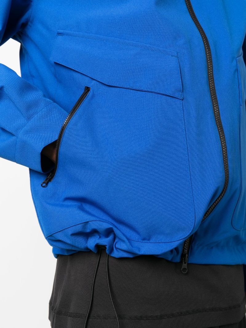 Blue Boisson Front Zip Jacket