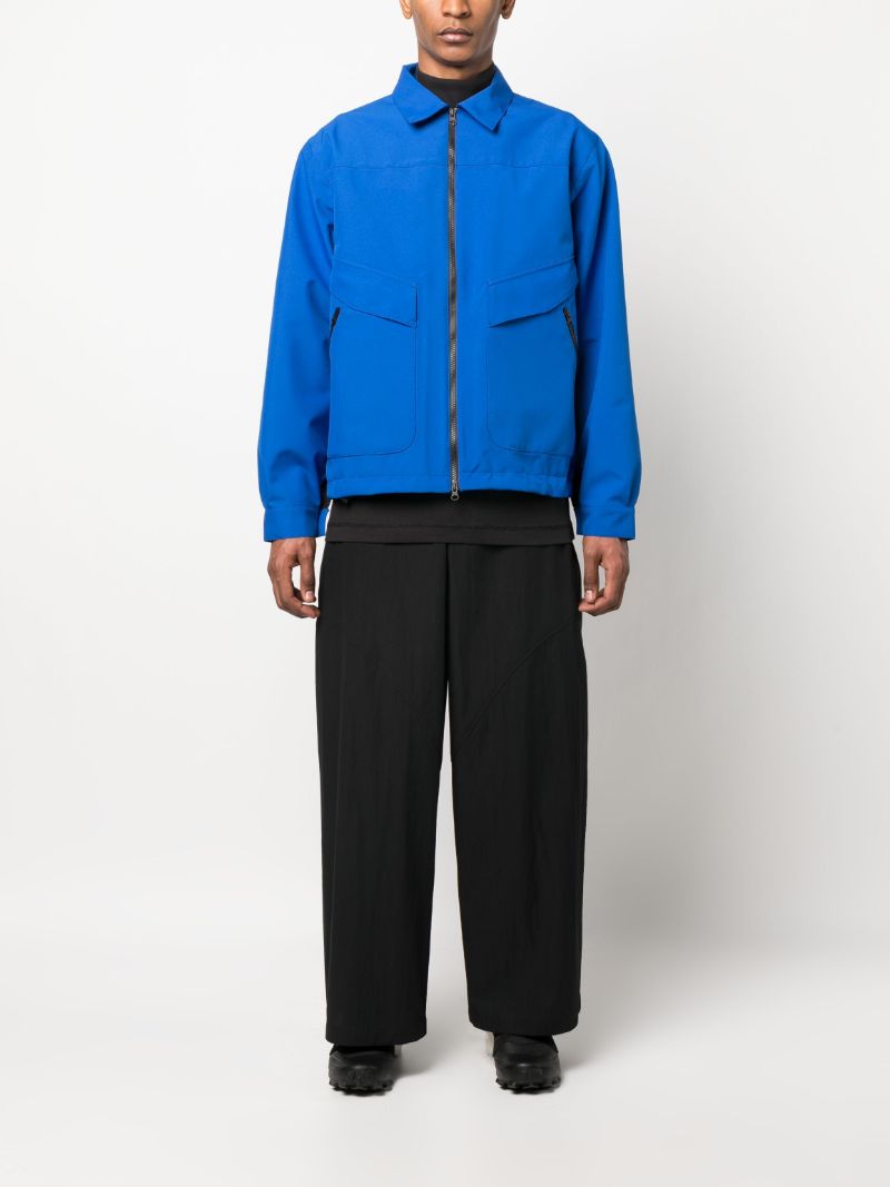 Blue Boisson Front Zip Jacket
