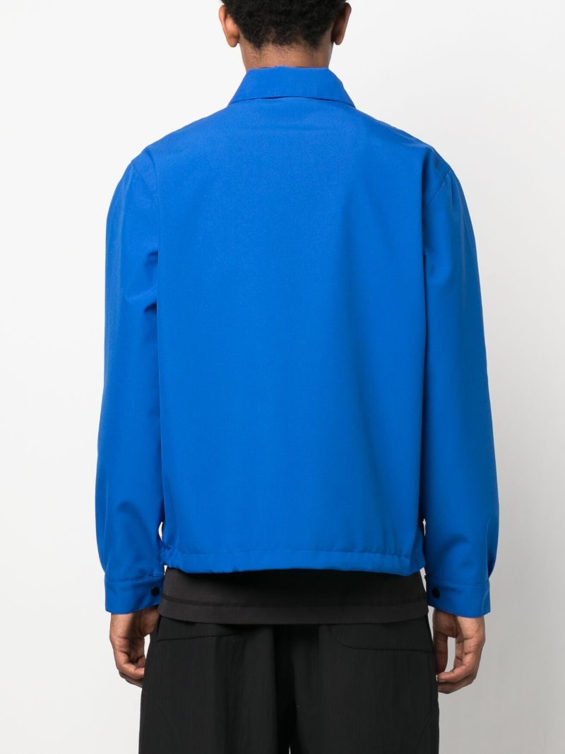 Blue Boisson Front Zip Jacket