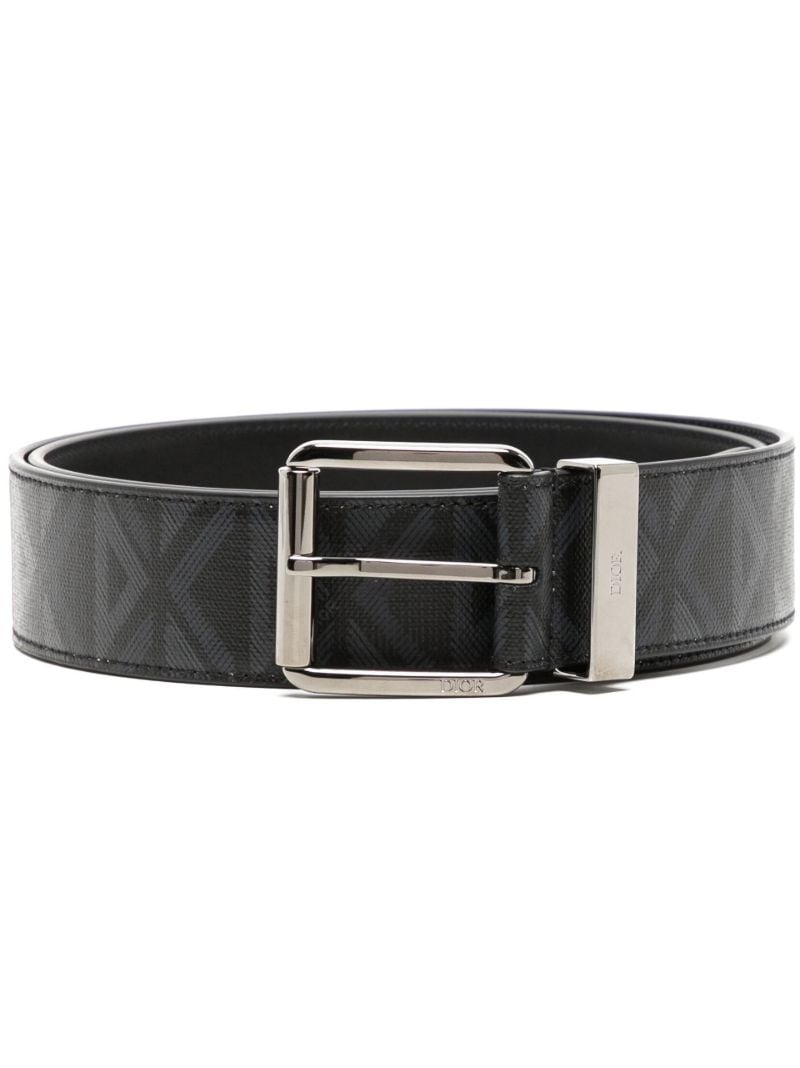 Black Cd Diamond Pattern Belt