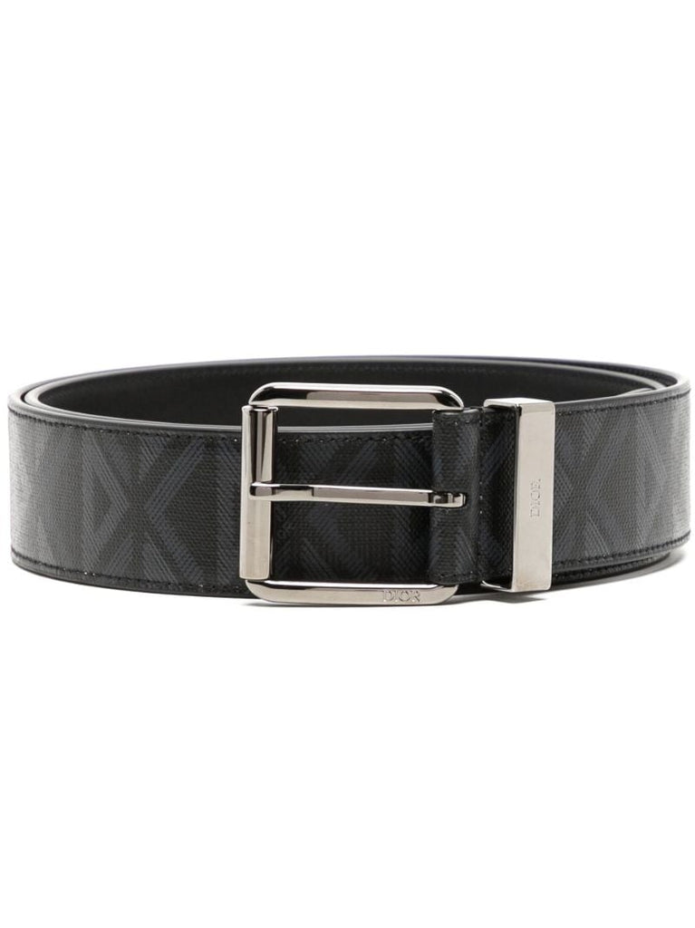 Black Cd Diamond Pattern Belt