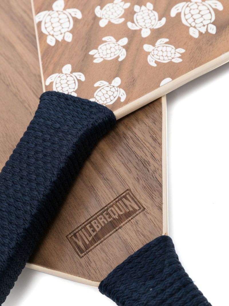 Brown Wooden Beach Paddles