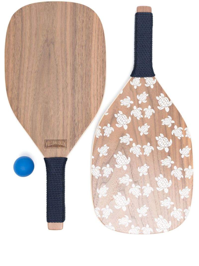Brown Wooden Beach Paddles
