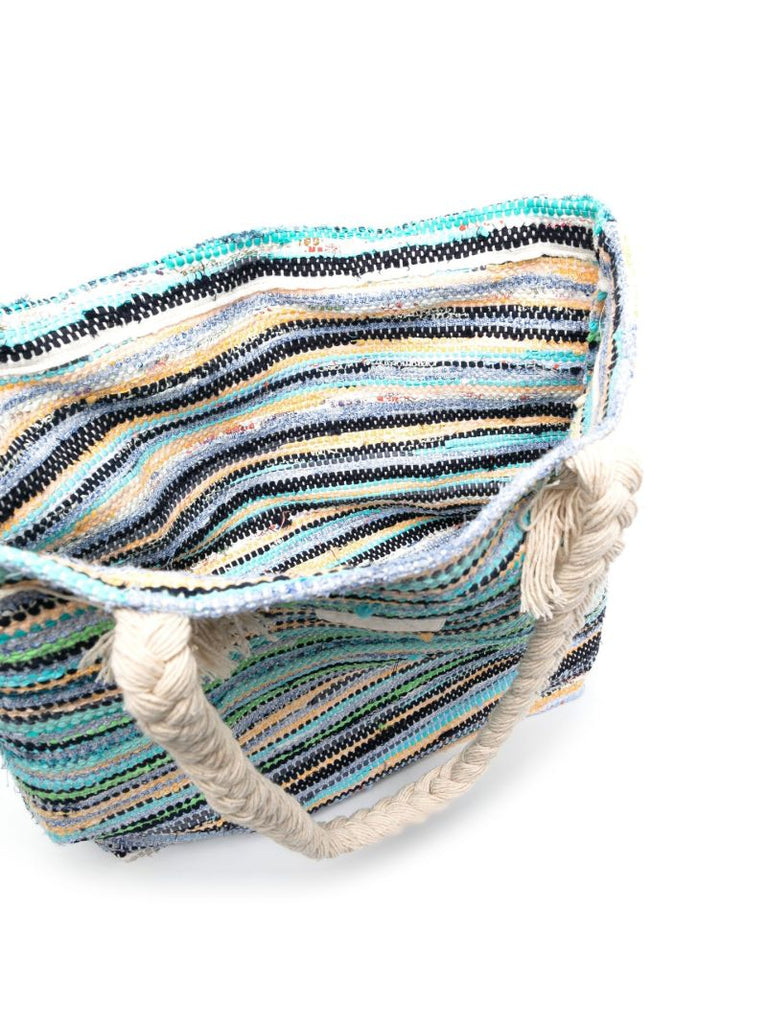 Blue Bamboo Large Tote Bag