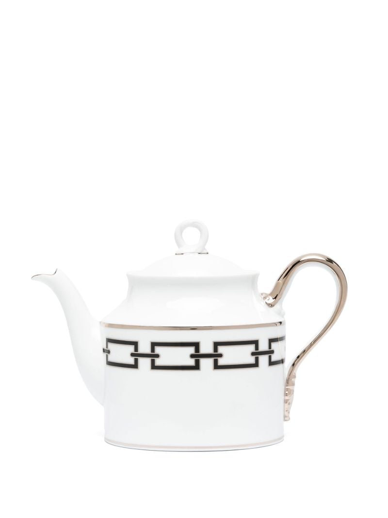 White Catene Zaffiro Teapot