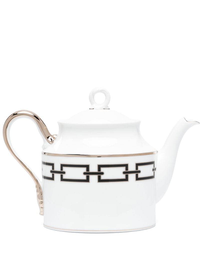 White Catene Zaffiro Teapot