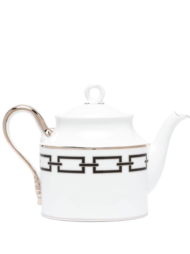 White Catene Zaffiro Teapot