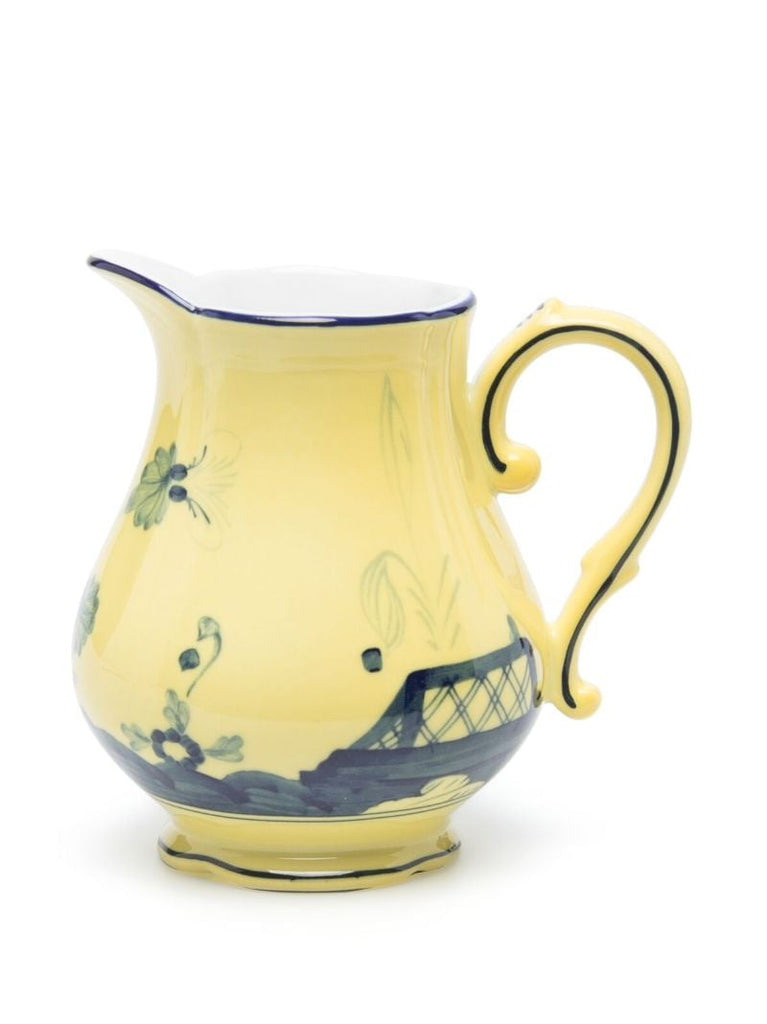 Yellow Oriente Italiano Citrino Porcelain Milk Jug