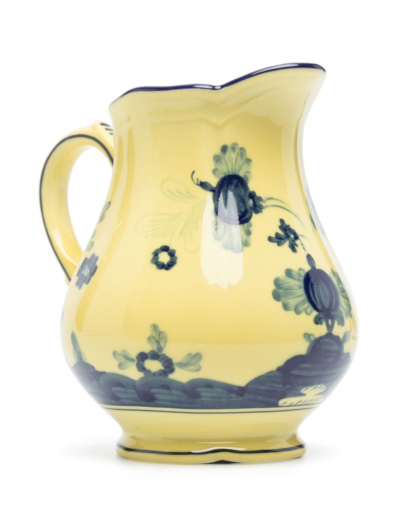 Yellow Oriente Italiano Citrino Porcelain Milk Jug