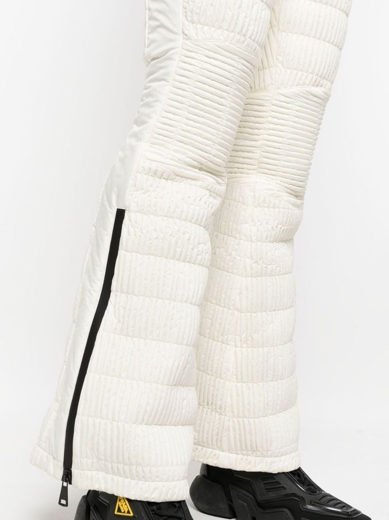 White High-rise Padded Ski Trousers