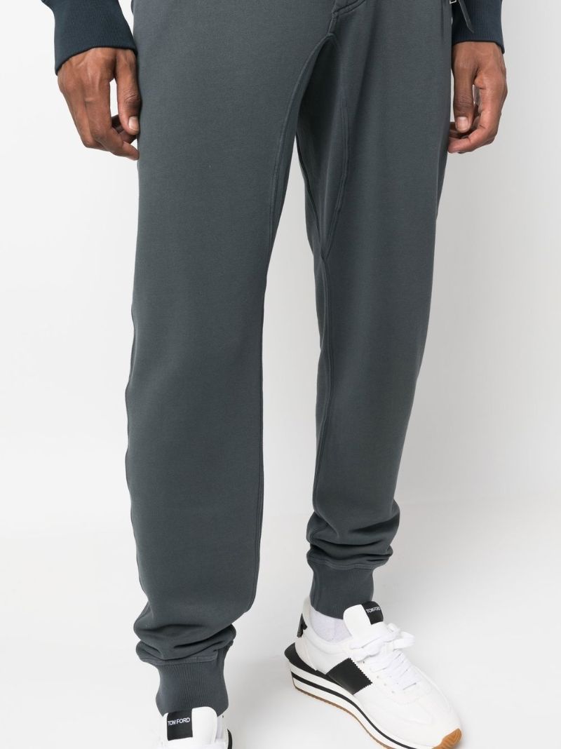 Grey Garment Dyed Track Pants