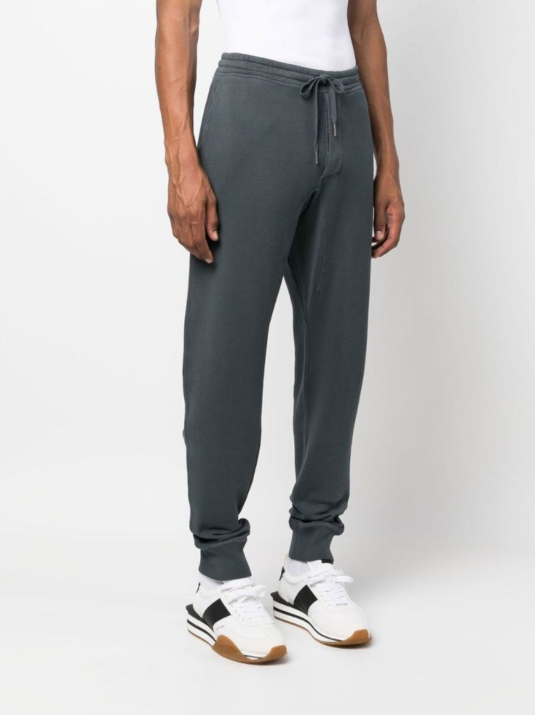Grey Garment Dyed Track Pants