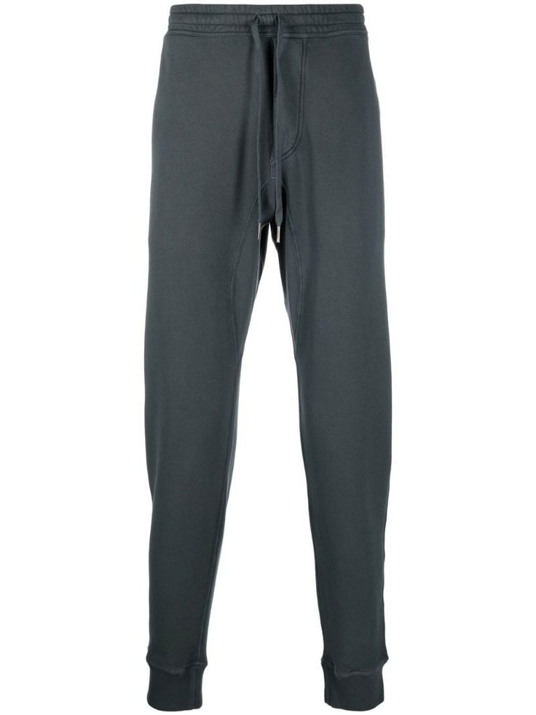 Grey Garment Dyed Track Pants