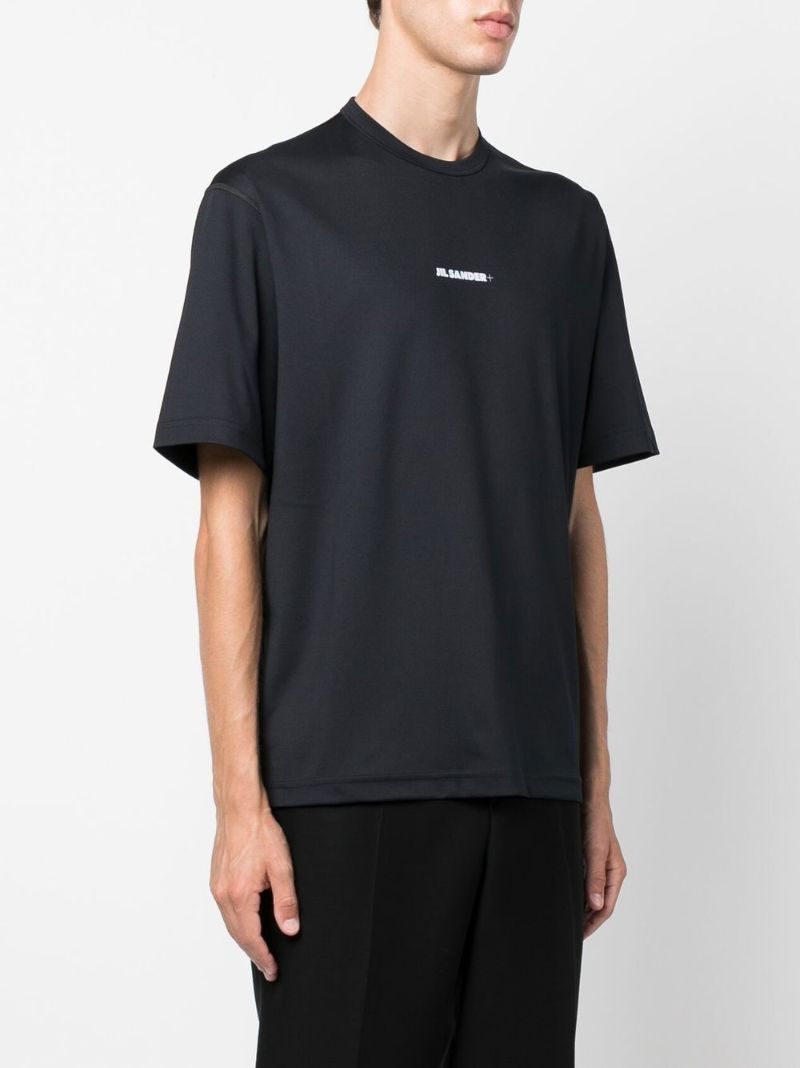 Black Logo Print T-shirt