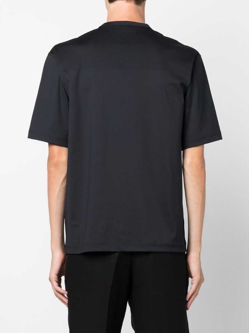 Black Logo Print T-shirt