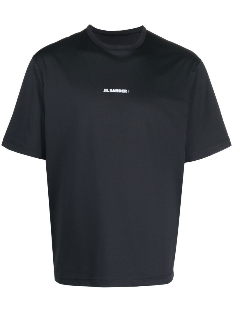 Black Logo Print T-shirt