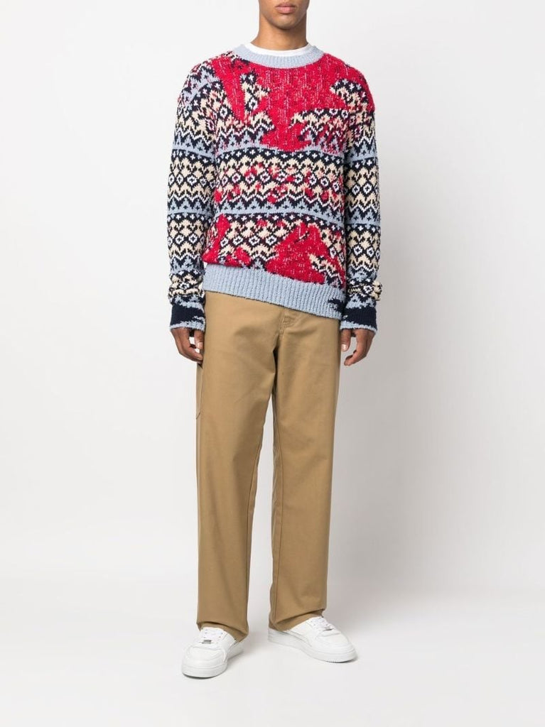 Brown Carpenter Straight-leg Trousers